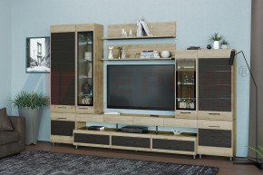 Гостиная Камелия Композиция 3 (Гикори Джексон светлый комбинированный) в Ялуторовске - yalutorovsk.ok-mebel.com | фото
