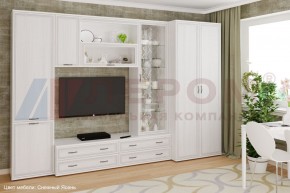Гостиная Карина Композиция 16 (Снежный ясень) в Ялуторовске - yalutorovsk.ok-mebel.com | фото