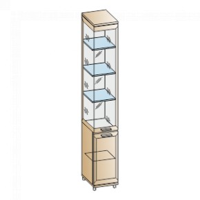 Гостиная Мелисса Композиция 12 (Ясень Асахи) в Ялуторовске - yalutorovsk.ok-mebel.com | фото 7