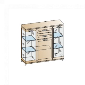 Гостиная Мелисса Композиция 7 (Акация Молдау) в Ялуторовске - yalutorovsk.ok-mebel.com | фото 9
