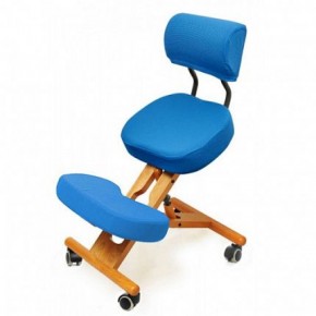 Коленный стул со спинкой Smartstool KW02В + Чехлы в Ялуторовске - yalutorovsk.ok-mebel.com | фото 2