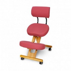 Коленный стул со спинкой Smartstool KW02В + Чехлы в Ялуторовске - yalutorovsk.ok-mebel.com | фото 5