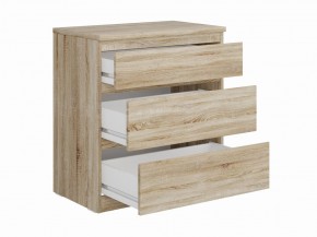Комод КАСТОР с тремя ящиками, цвет Дуб Сонома в Ялуторовске - yalutorovsk.ok-mebel.com | фото 2