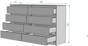 Комод Мальта K113 в Ялуторовске - yalutorovsk.ok-mebel.com | фото 2