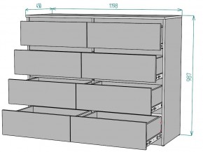 Комод Мальта K133 в Ялуторовске - yalutorovsk.ok-mebel.com | фото 2