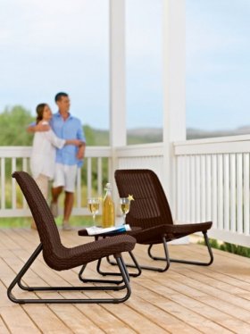 Комплект мебель Рио Патио (Rio Patio set) виски-коричневый в Ялуторовске - yalutorovsk.ok-mebel.com | фото 3