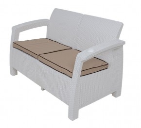 Комплект уличной мебели Yalta Premium Terrace Set (Ялта) белый (+подушки под спину) в Ялуторовске - yalutorovsk.ok-mebel.com | фото 2
