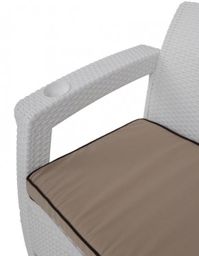 Комплект уличной мебели Yalta Premium Terrace Set (Ялта) белый (+подушки под спину) в Ялуторовске - yalutorovsk.ok-mebel.com | фото 5