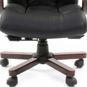 Кресло для руководителя Chairman 421 черный/орех темный, черный в Ялуторовске - yalutorovsk.ok-mebel.com | фото 4
