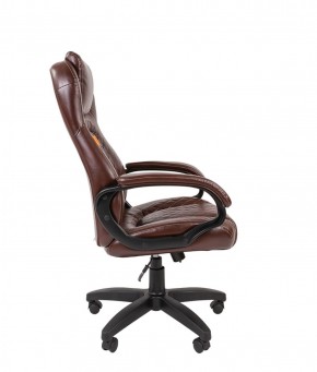 Кресло для руководителя  CHAIRMAN 432 (Экокожа коричневая) в Ялуторовске - yalutorovsk.ok-mebel.com | фото 3