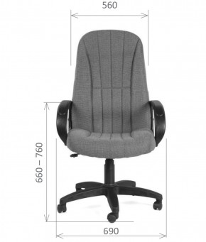Кресло для руководителя  CHAIRMAN 685 СТ (ткань стандарт 10-356 черная) в Ялуторовске - yalutorovsk.ok-mebel.com | фото 5
