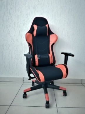 Кресло геймерское Barneo K-50 (черная сетка оранжевые вставки) в Ялуторовске - yalutorovsk.ok-mebel.com | фото