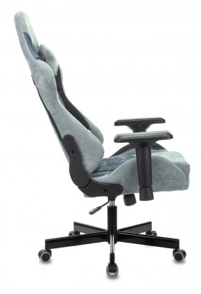 Кресло игровое Бюрократ VIKING 7 KNIGHT BL FABRIC синий в Ялуторовске - yalutorovsk.ok-mebel.com | фото 2