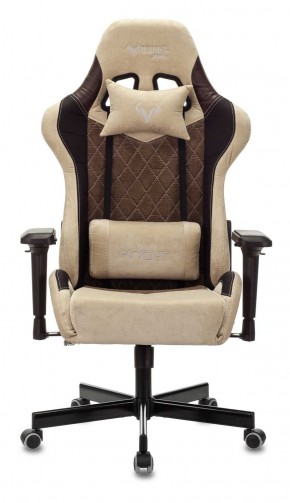 Кресло игровое Бюрократ VIKING 7 KNIGHT BR FABRIC коричневый/бежевый в Ялуторовске - yalutorovsk.ok-mebel.com | фото 3