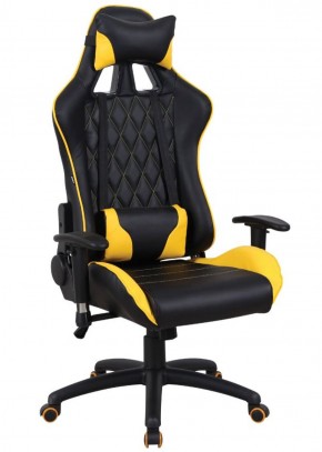 Кресло компьютерное BRABIX "GT Master GM-110" (черное/желтое) 531927 в Ялуторовске - yalutorovsk.ok-mebel.com | фото
