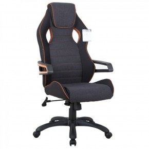 Кресло компьютерное BRABIX Techno Pro GM-003 (ткань черное/серое, вставки оранжевые) 531813 в Ялуторовске - yalutorovsk.ok-mebel.com | фото