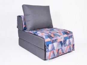Кресло-кровать бескаркасное Харви (серый-сноу деним) в Ялуторовске - yalutorovsk.ok-mebel.com | фото