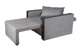 Кресло-кровать Милена с подлокотниками (серый) Велюр в Ялуторовске - yalutorovsk.ok-mebel.com | фото 3