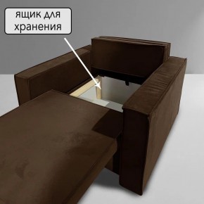 Кресло-кровать Принц КК1-ВК (велюр коричневый) в Ялуторовске - yalutorovsk.ok-mebel.com | фото 6