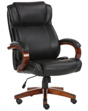 Кресло офисное BRABIX PREMIUM "Magnum EX-701" (дерево, рециклированная кожа, черное) 531827 в Ялуторовске - yalutorovsk.ok-mebel.com | фото