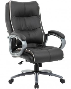 Кресло офисное BRABIX PREMIUM "Strong HD-009" (экокожа черная, ткань серая) 531945 в Ялуторовске - yalutorovsk.ok-mebel.com | фото