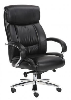 Кресло офисное BRABIX "Direct EX-580" (хром/рециклированная кожа/черное) 531824 в Ялуторовске - yalutorovsk.ok-mebel.com | фото