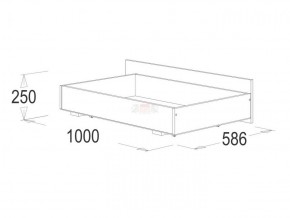 Кровать 1.6 каркас + спинка головная + 2 ящика Ольга-14 без основания в Ялуторовске - yalutorovsk.ok-mebel.com | фото 4