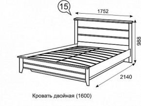 Кровать 1600 с ПМ София 15 в Ялуторовске - yalutorovsk.ok-mebel.com | фото 3
