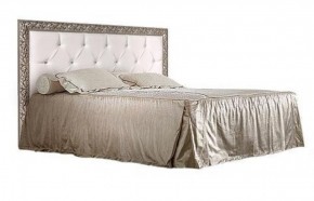 Кровать 2-х спальная(1,6 м)Тиффани Premium черная/серебро с мягким элементом со стразами с подъемным механизмом (ТФКР-2[3][7](П) в Ялуторовске - yalutorovsk.ok-mebel.com | фото 1