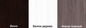 Кровать-чердак Пионер 1 (800*1900) Ирис/Белое дерево, Анкор темный, Венге в Ялуторовске - yalutorovsk.ok-mebel.com | фото 2