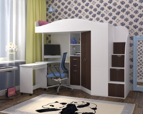 Кровать-чердак Юниор 4 (800*1900) в Ялуторовске - yalutorovsk.ok-mebel.com | фото 2
