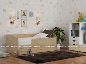 Кровать детская Панда с бортом и ящиками сп/м 1200*2000 в Ялуторовске - yalutorovsk.ok-mebel.com | фото