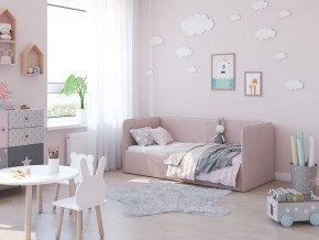 Кровать-диван Leonardo 160*70 (Розовый) + боковина в Ялуторовске - yalutorovsk.ok-mebel.com | фото 5