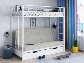 Кровать двухъярусная с диваном "Мадлен-ЯЯ" с ящиками в Ялуторовске - yalutorovsk.ok-mebel.com | фото 1
