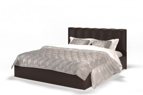 Кровать Элен 1600 + основание с ПМ (Лесмо brown) коричневый в Ялуторовске - yalutorovsk.ok-mebel.com | фото