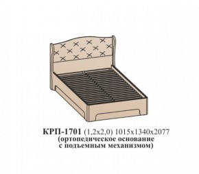 Кровать ЭЙМИ с подъемным механизмом КРП-1701 Бодега белая/патина серебро (1200х2000) в Ялуторовске - yalutorovsk.ok-mebel.com | фото