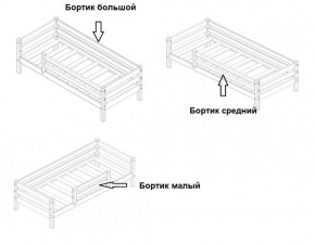 Кровать одноярусная Сонечка (800*1900) модульная в Ялуторовске - yalutorovsk.ok-mebel.com | фото 3