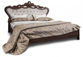 Кровать с мягким изголовьем Афина 1600 (караваджо) ламели в Ялуторовске - yalutorovsk.ok-mebel.com | фото