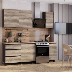 Кухня Энигма 1.6 м (венге/дуб каньон) в Ялуторовске - yalutorovsk.ok-mebel.com | фото