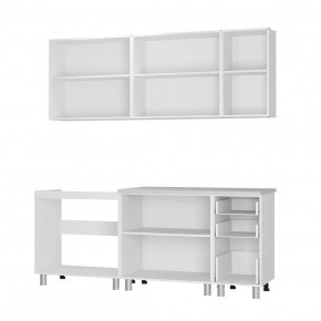 Кухня Рио 2.0 (Белый/F02) в Ялуторовске - yalutorovsk.ok-mebel.com | фото 2