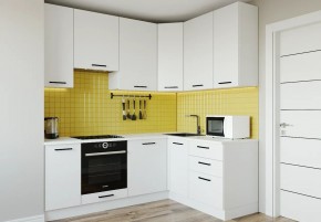 Кухонный гарнитур Белый Глянец 2200*1600 h950 (Стол. 26мм) в Ялуторовске - yalutorovsk.ok-mebel.com | фото