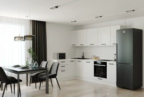 Кухонный гарнитур Белый Глянец 2600*1600 (Стол. 26мм) в Ялуторовске - yalutorovsk.ok-mebel.com | фото