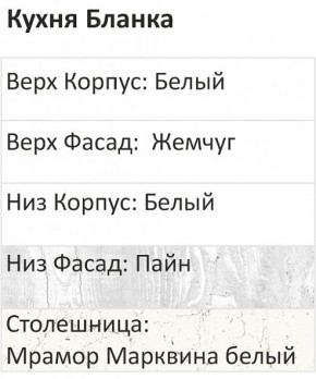 Кухонный гарнитур Бланка 2000 (Стол. 26мм) в Ялуторовске - yalutorovsk.ok-mebel.com | фото 3