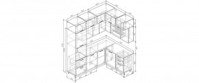 Кухонный гарнитур Демо 2200*1700 (Стол. 26мм) в Ялуторовске - yalutorovsk.ok-mebel.com | фото 2