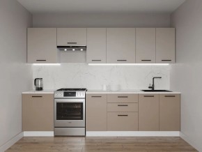 Кухонный гарнитур Каппучино 3000 (Стол. 38мм) в Ялуторовске - yalutorovsk.ok-mebel.com | фото