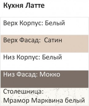 Кухонный гарнитур Латте 1000 (Стол. 26мм) в Ялуторовске - yalutorovsk.ok-mebel.com | фото 3