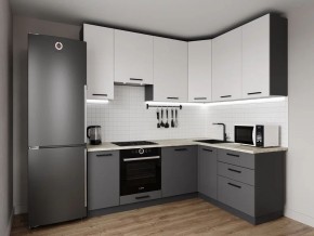Кухонный гарнитур Меренга 2200*1600 h950 (Стол. 26мм) в Ялуторовске - yalutorovsk.ok-mebel.com | фото