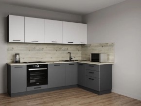Кухонный гарнитур Меренга 2600*1600 (Стол. 38мм) в Ялуторовске - yalutorovsk.ok-mebel.com | фото