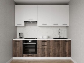 Кухонный гарнитур Старое Дерево 2400 h950 (Стол. 38мм) в Ялуторовске - yalutorovsk.ok-mebel.com | фото