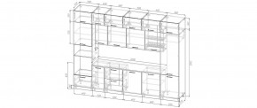Кухонный гарнитур Старое Дерево 3400 (Стол. 38мм) в Ялуторовске - yalutorovsk.ok-mebel.com | фото 2